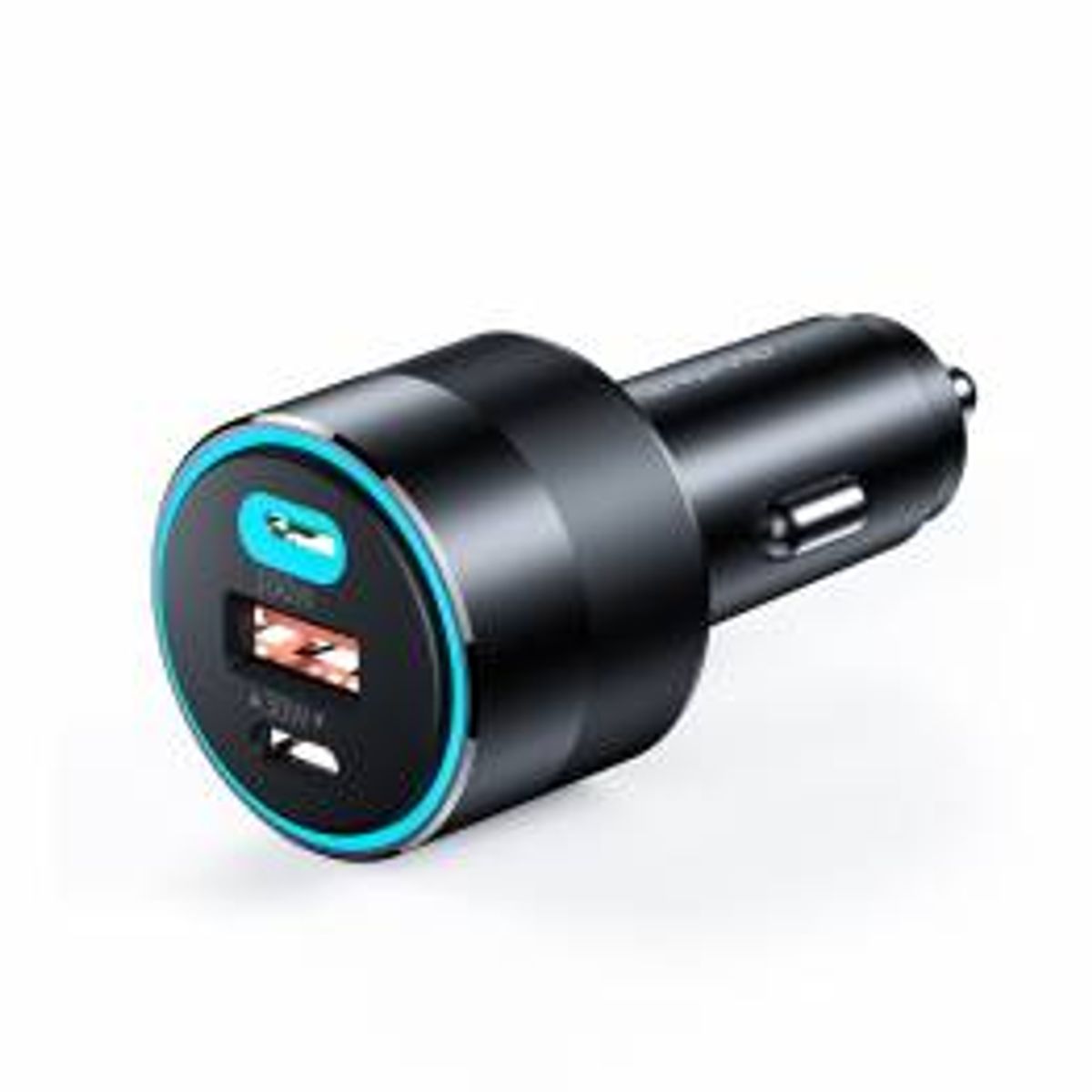 Choetech triple biloplader 1x USB-A og 2x USB-C PD QC - 100W+30W