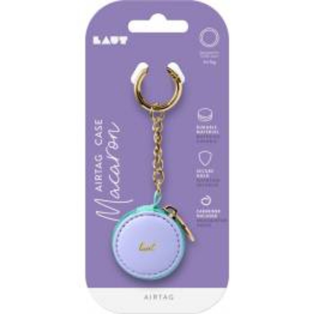 MACARON AirTags holder - Violet