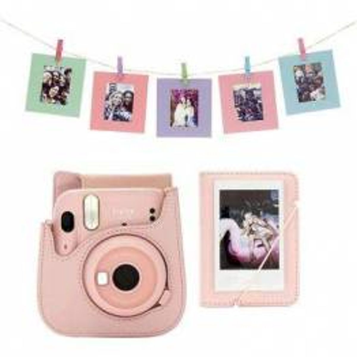 INSTAX Mini 11 Accessory Kit. Lyserød