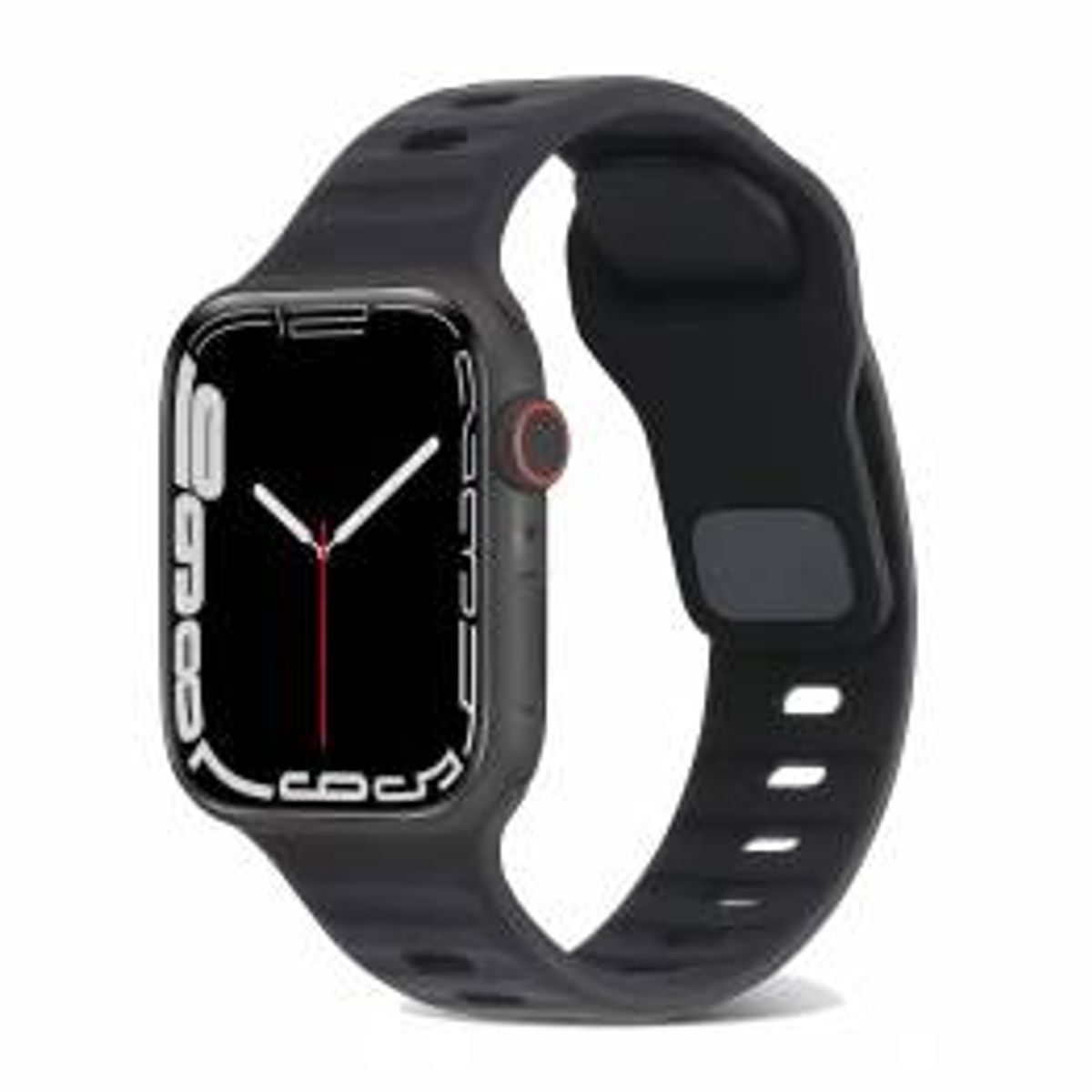 Sports rem i silikone til Apple Watch 38/40/41/42mm - Sort