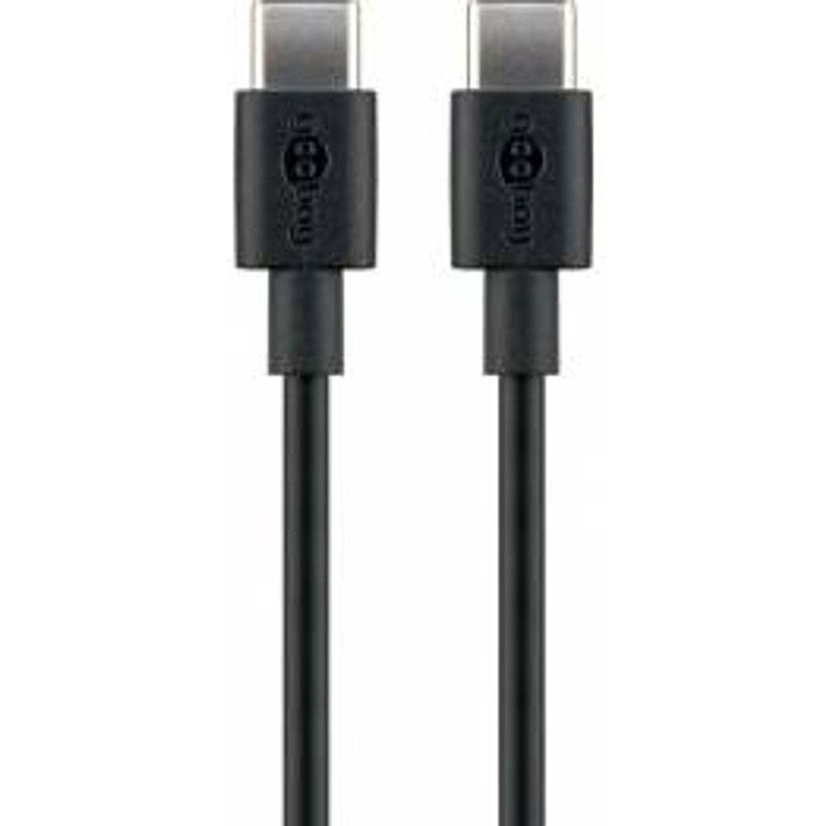 USB-C data- og opladningskabel 60W fra Goobay - 1m - Sort