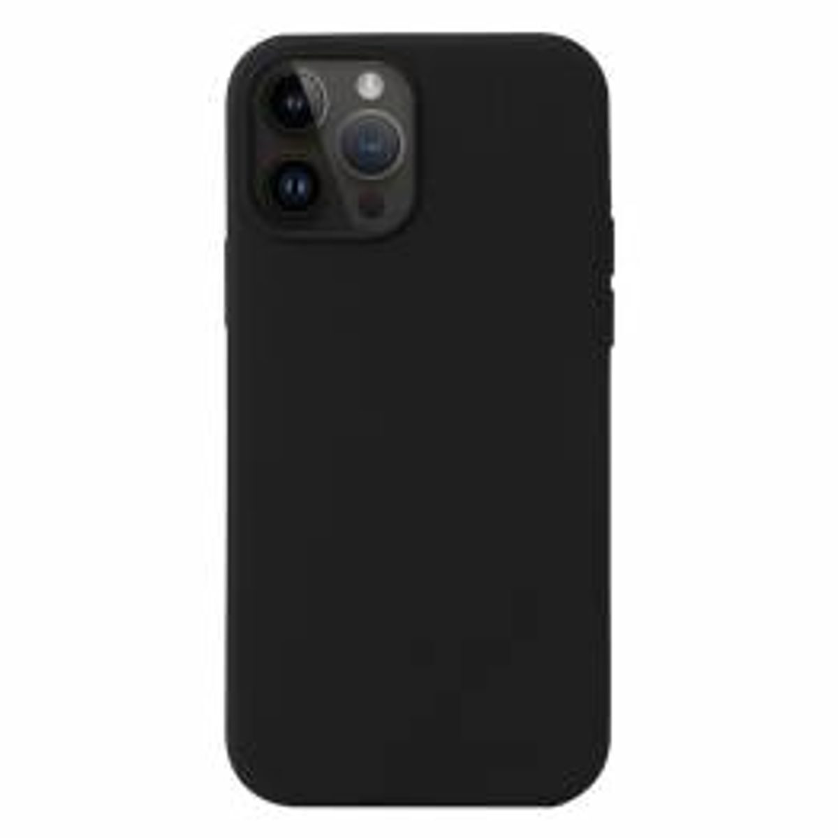 Lækkert iPhone 15 Pro silikone cover - Sort