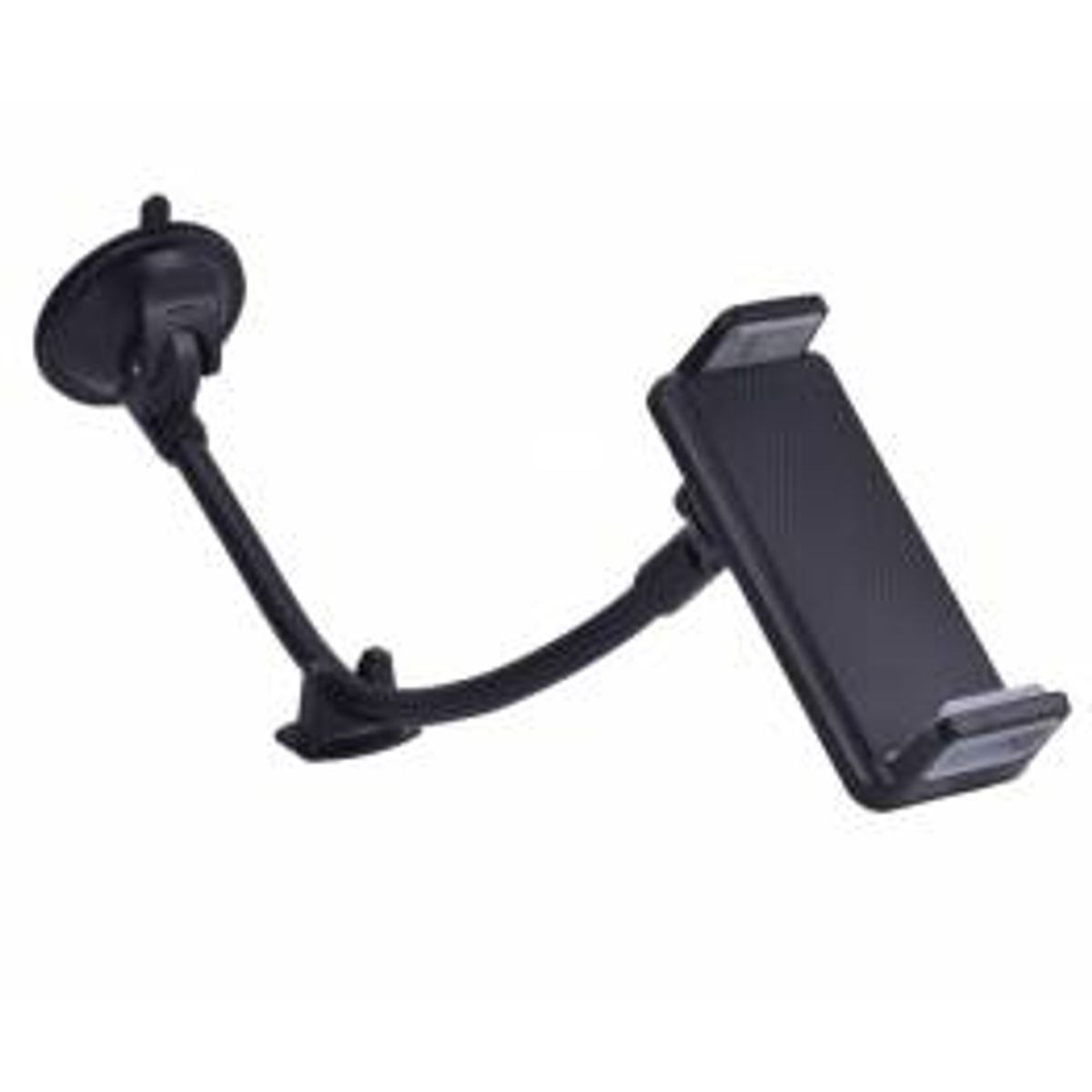 iPad / tablet holder til bilens forrude - 12-22cm - Sort/grå