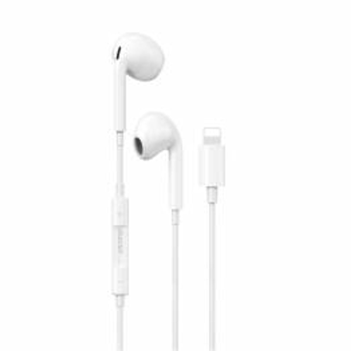 Dudao Hi-Fi Stereo headset med Lightning-stik - 1,2m - Hvid