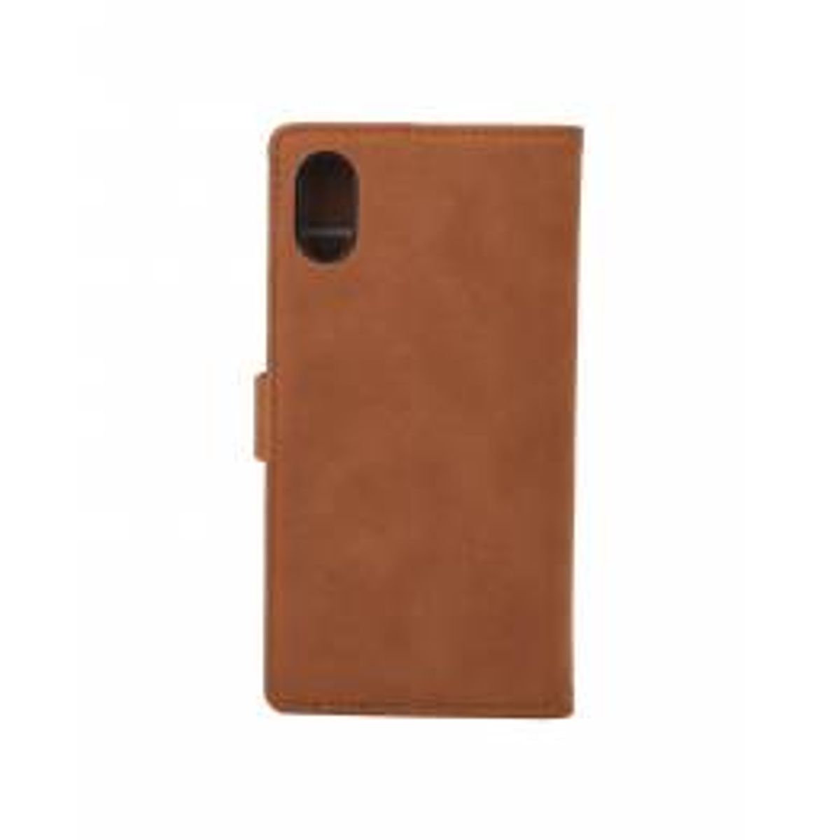 iPhone X/XS cover med kortholder - med Spænde Brun