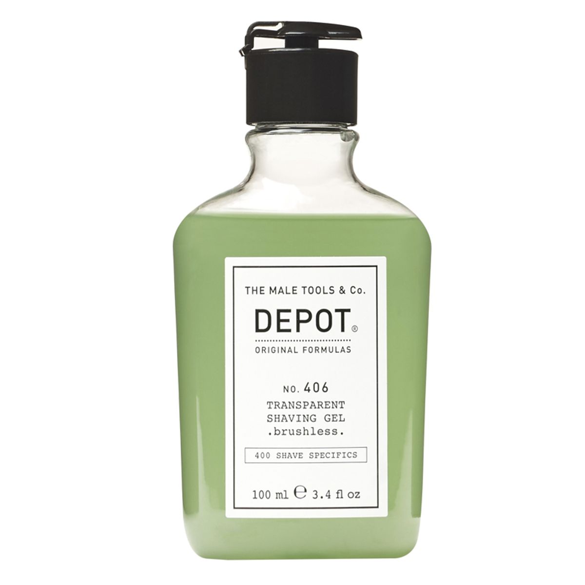 Depot No. 406 Transparent Shaving Gel (100 ml)