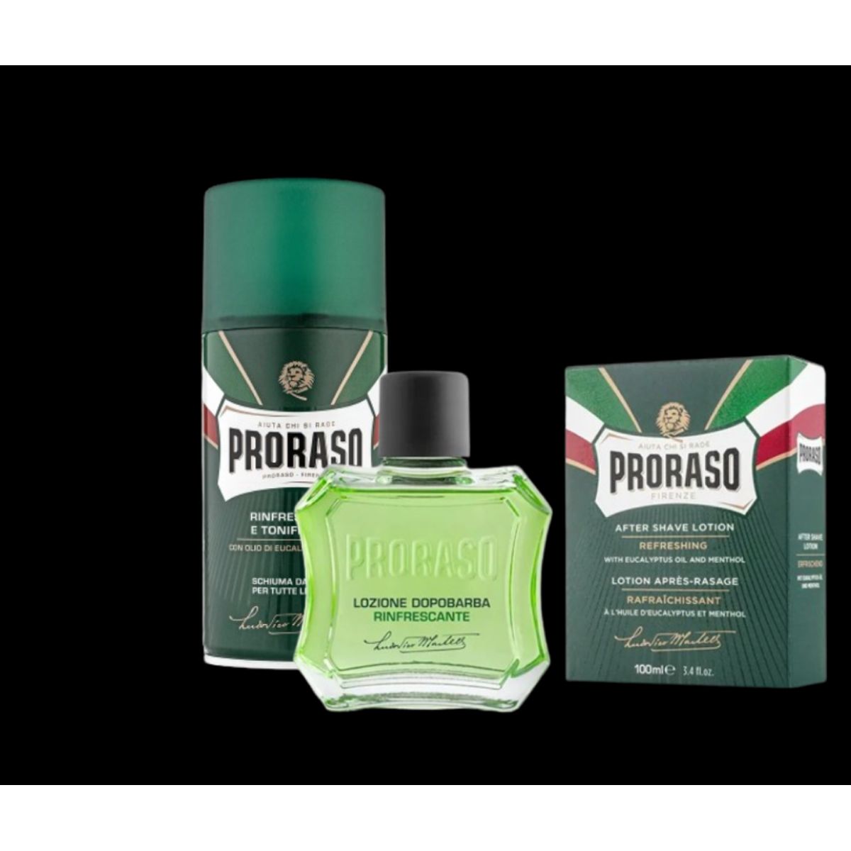 Proraso shaving kit - Eucalyptus Olie & Menthol