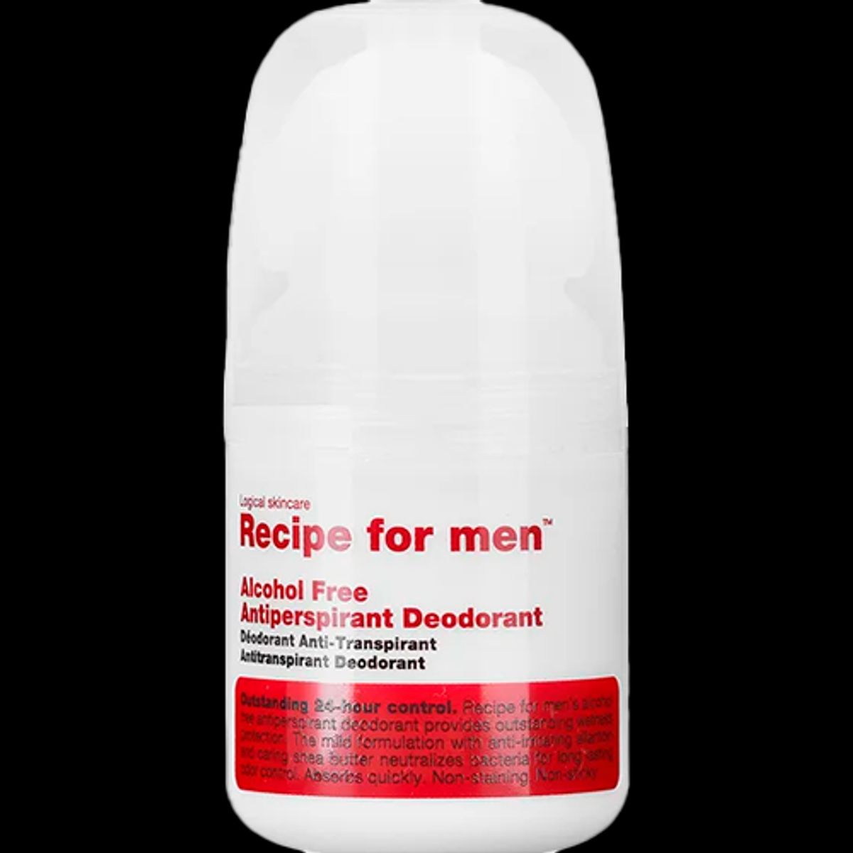 Recipe for men Alcohol Free Antiperspirant Deo Roll-On (60 ml)