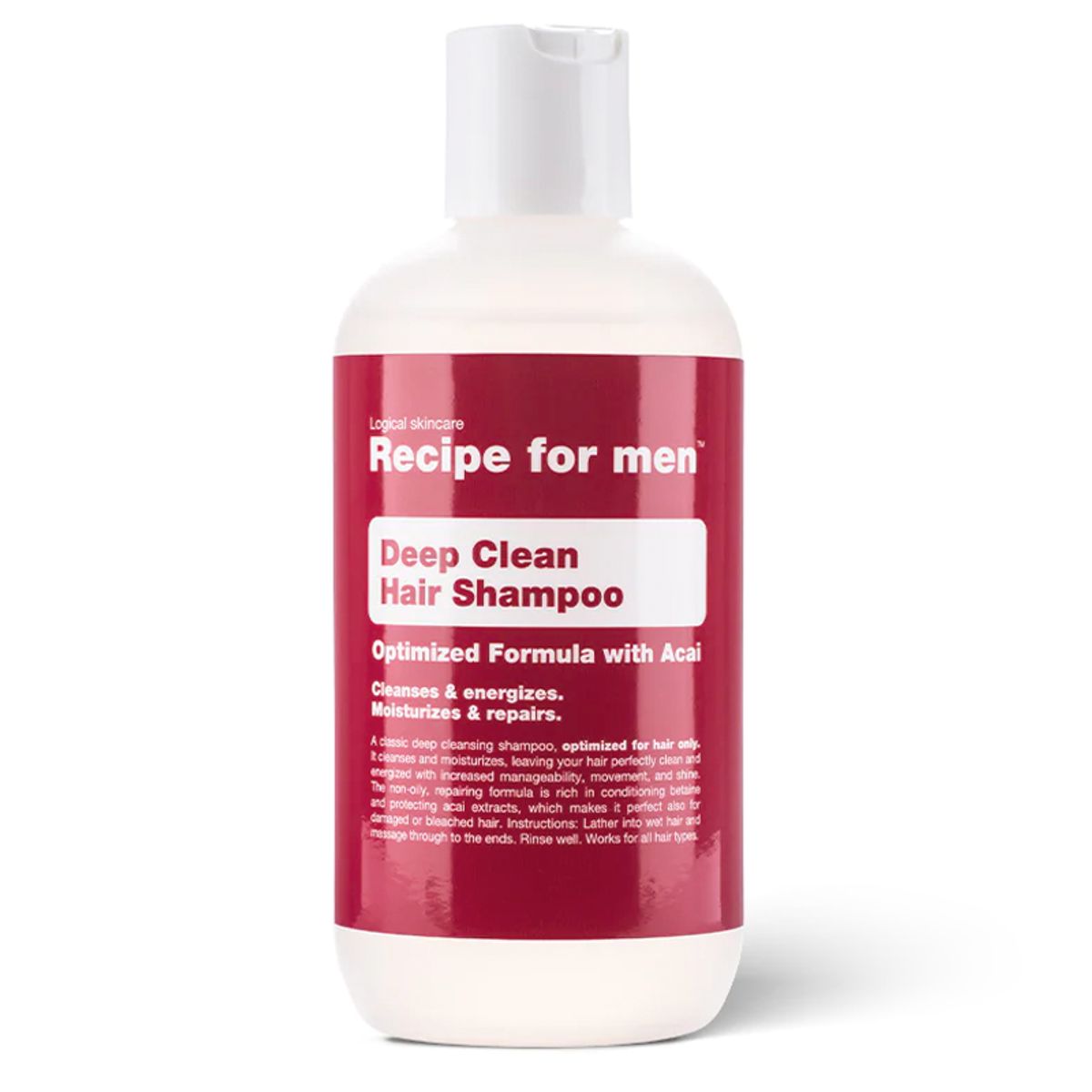 Recipe for Men Deep Cleansing Shampoo (250 ml)