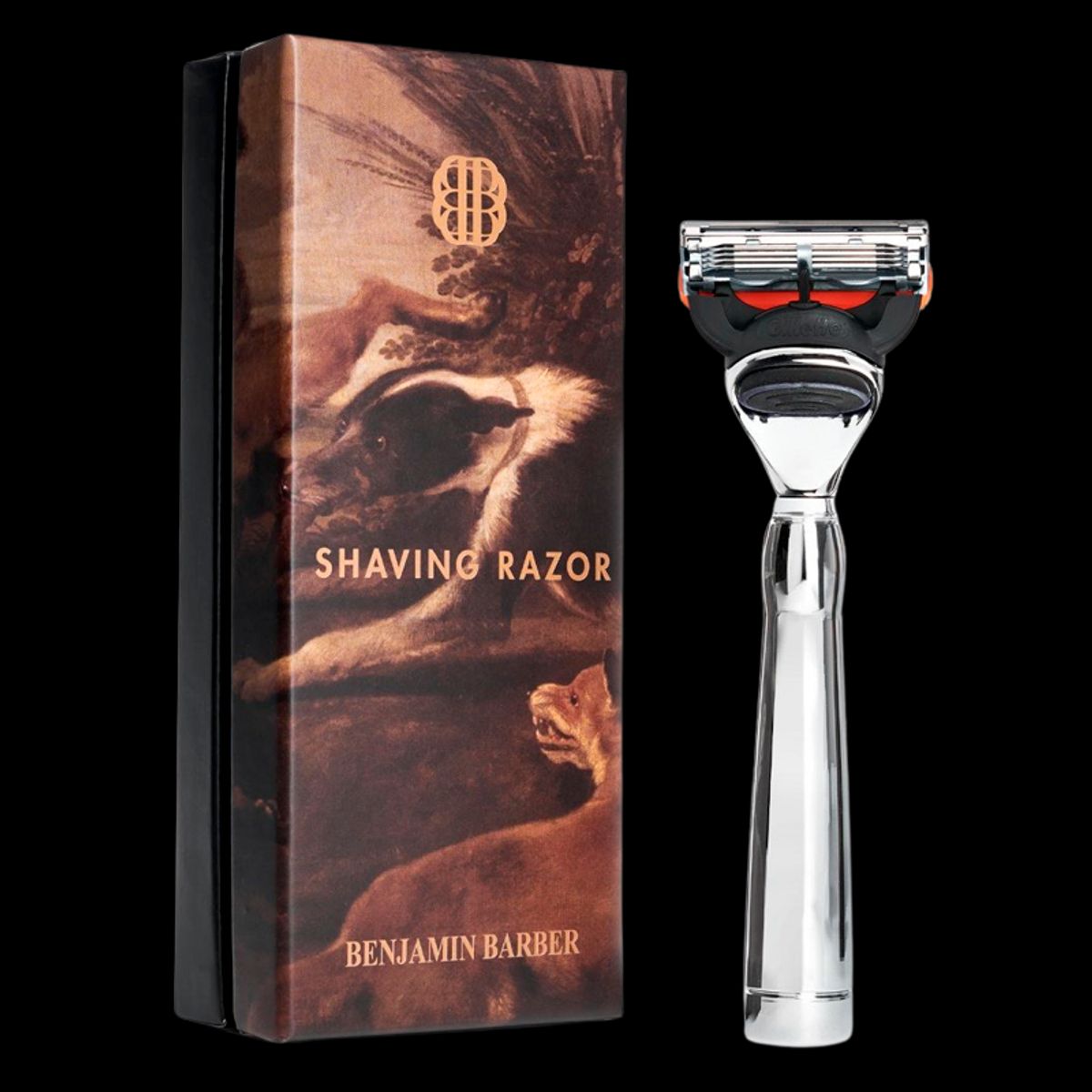 Benjamin Barber Classic Shaving Razor Fusion Chrome (1 stk)