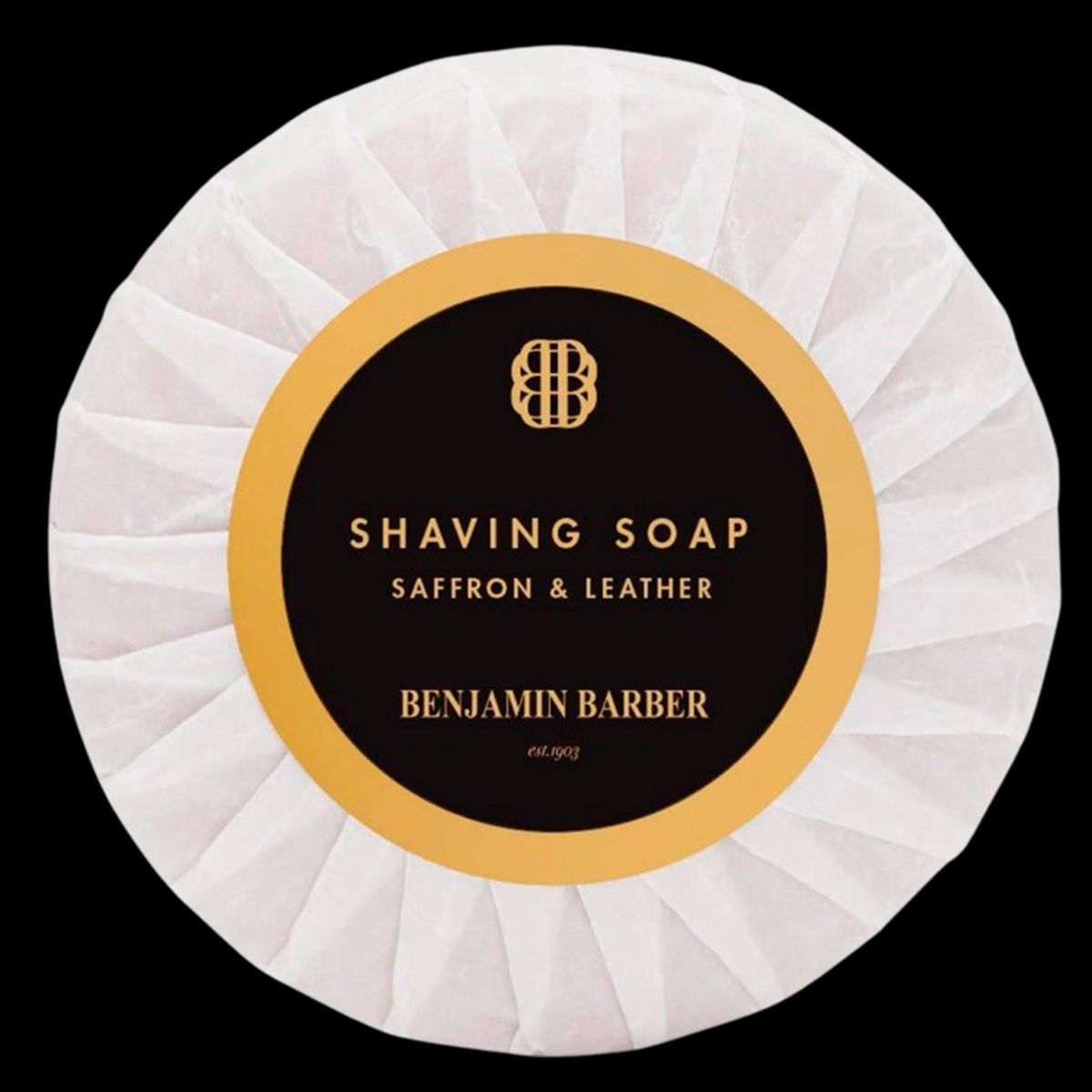 Benjamin Barber Shaving Soap Saffron & Leather (100 g)