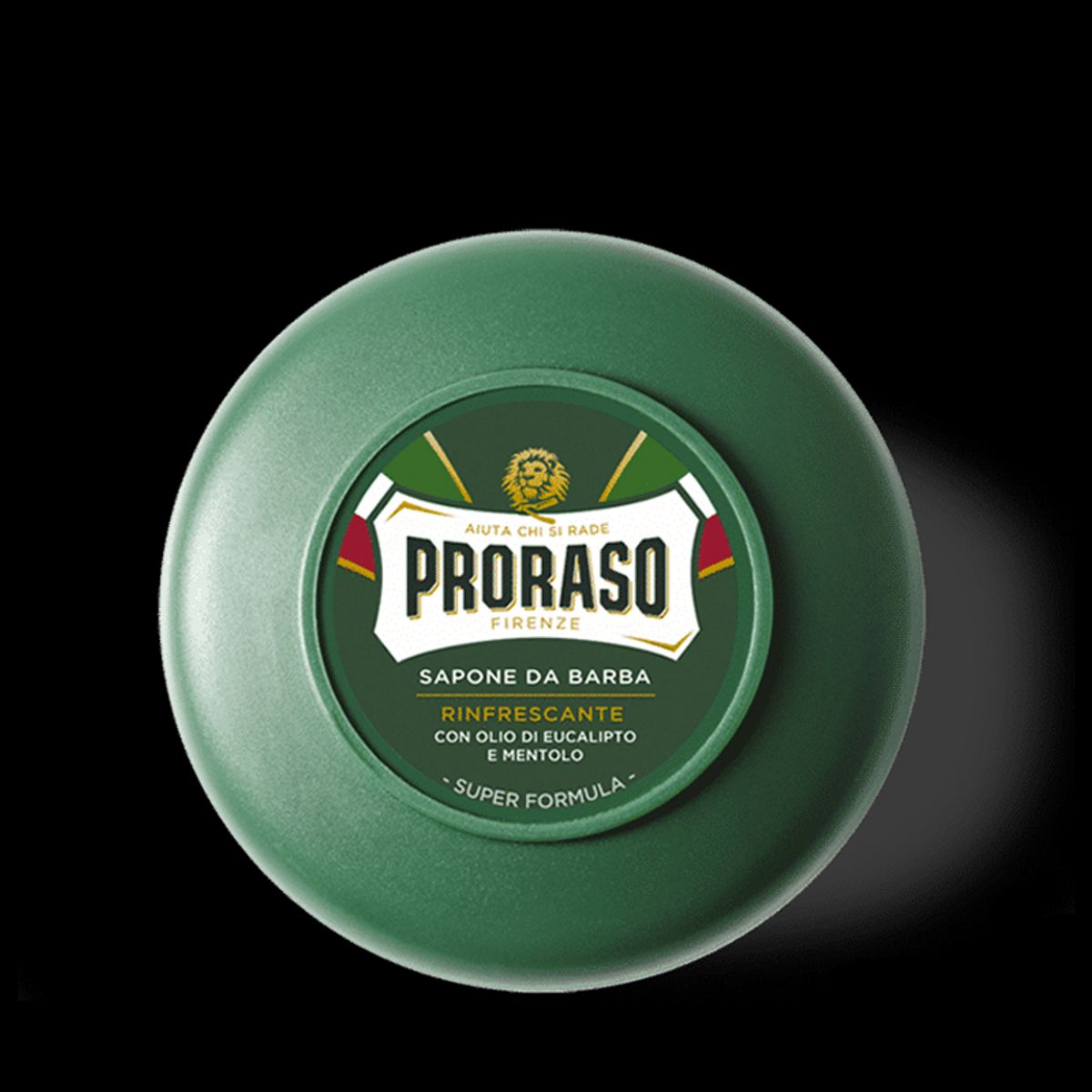 Proraso Barbersæbe i Grøn Skål - Eucalyptus Olie & Menthol (150 ml)