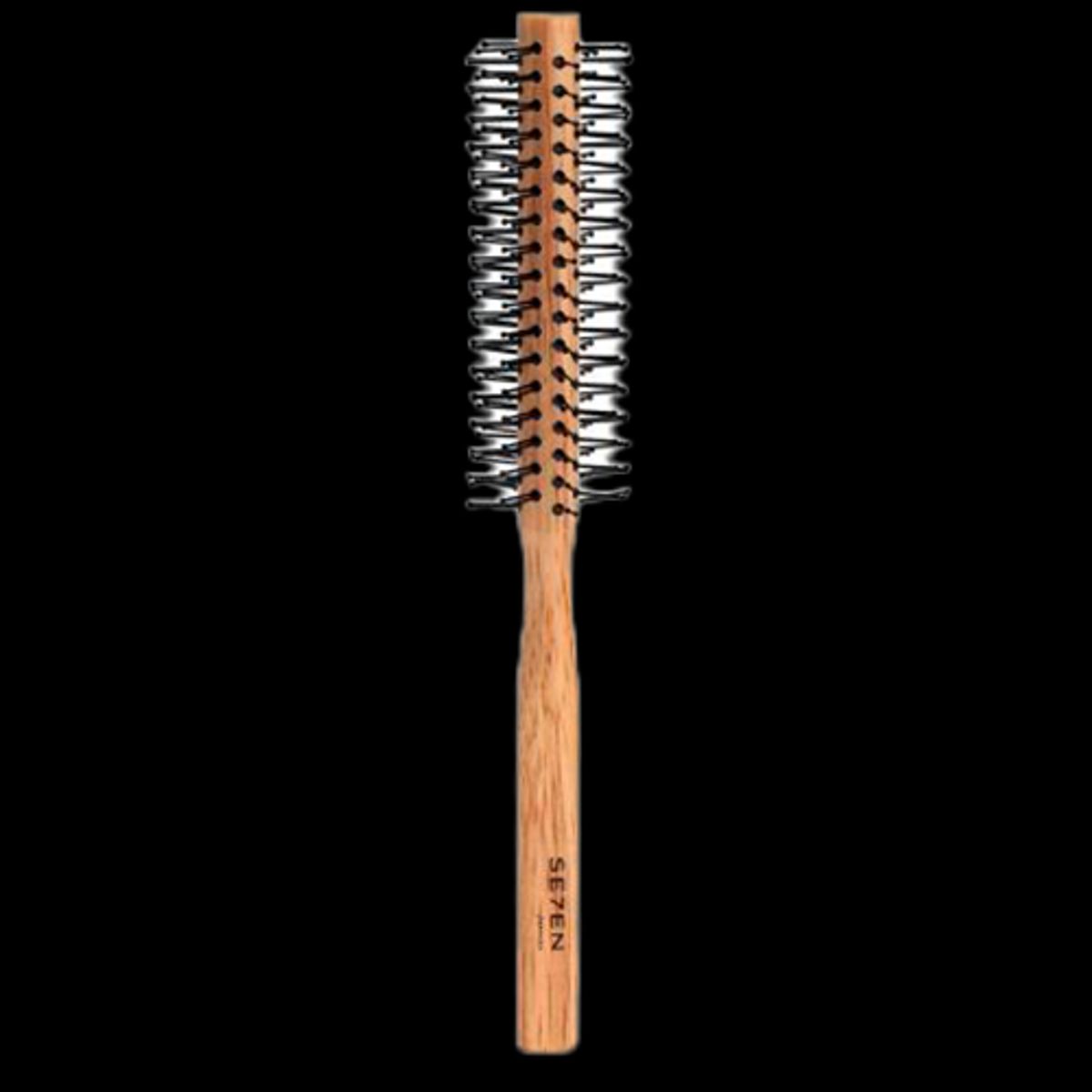 Se7en Styles White Wooden Round Brush 12 mm (1 stk)