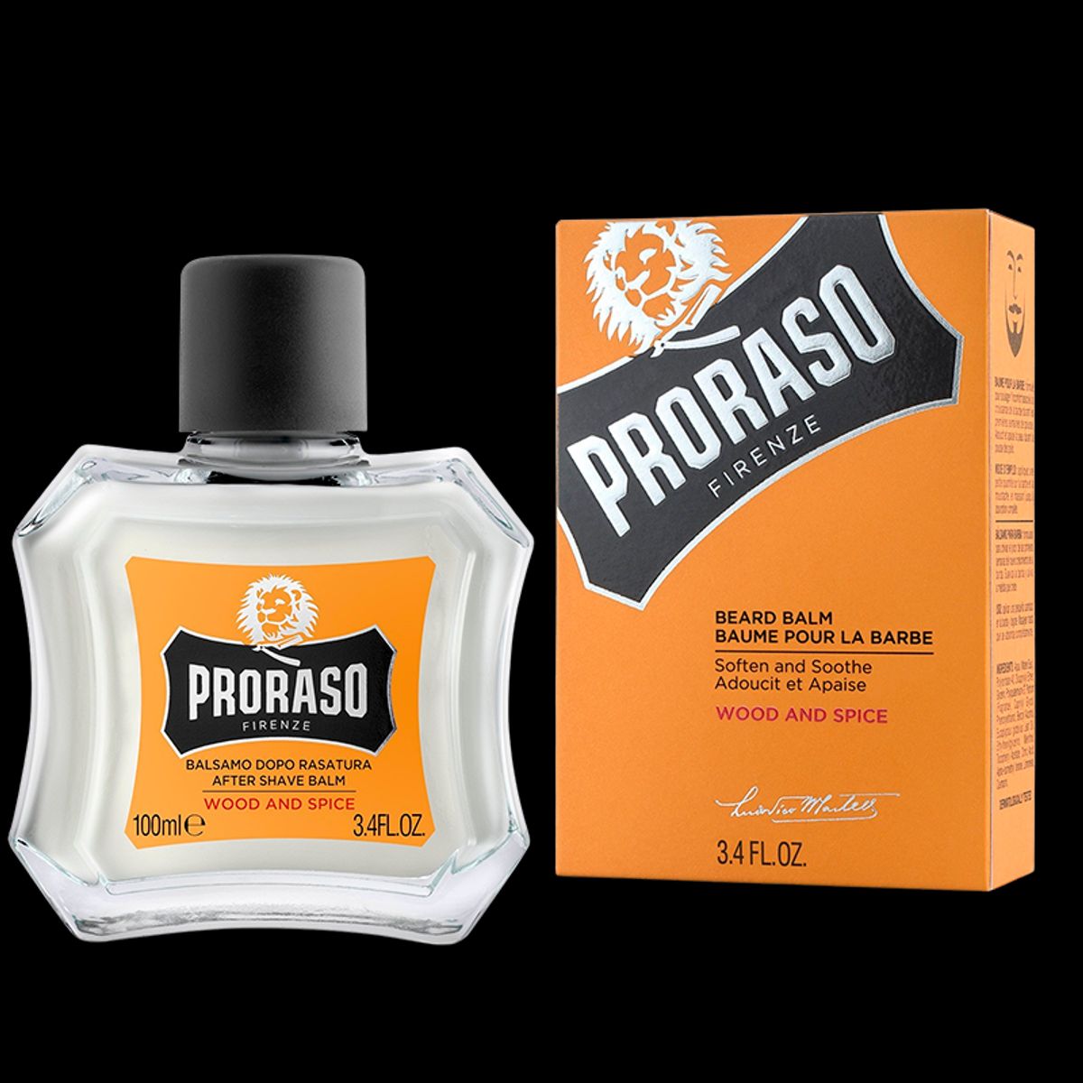 Proraso Aftershave Balm, Wood & Spice (100 ml)