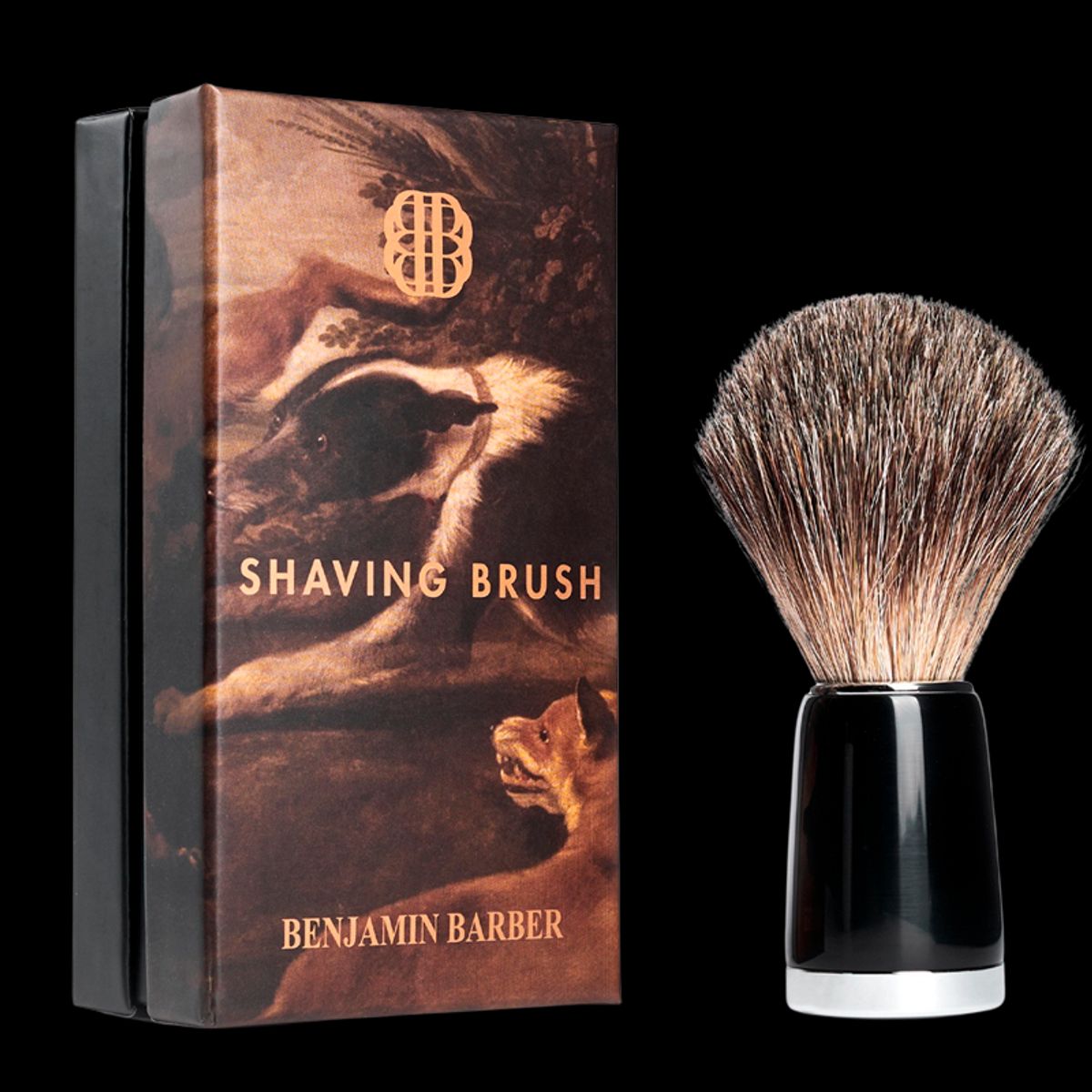 Benjamin Barber Classic Shaving Brush Ebony (1 stk)