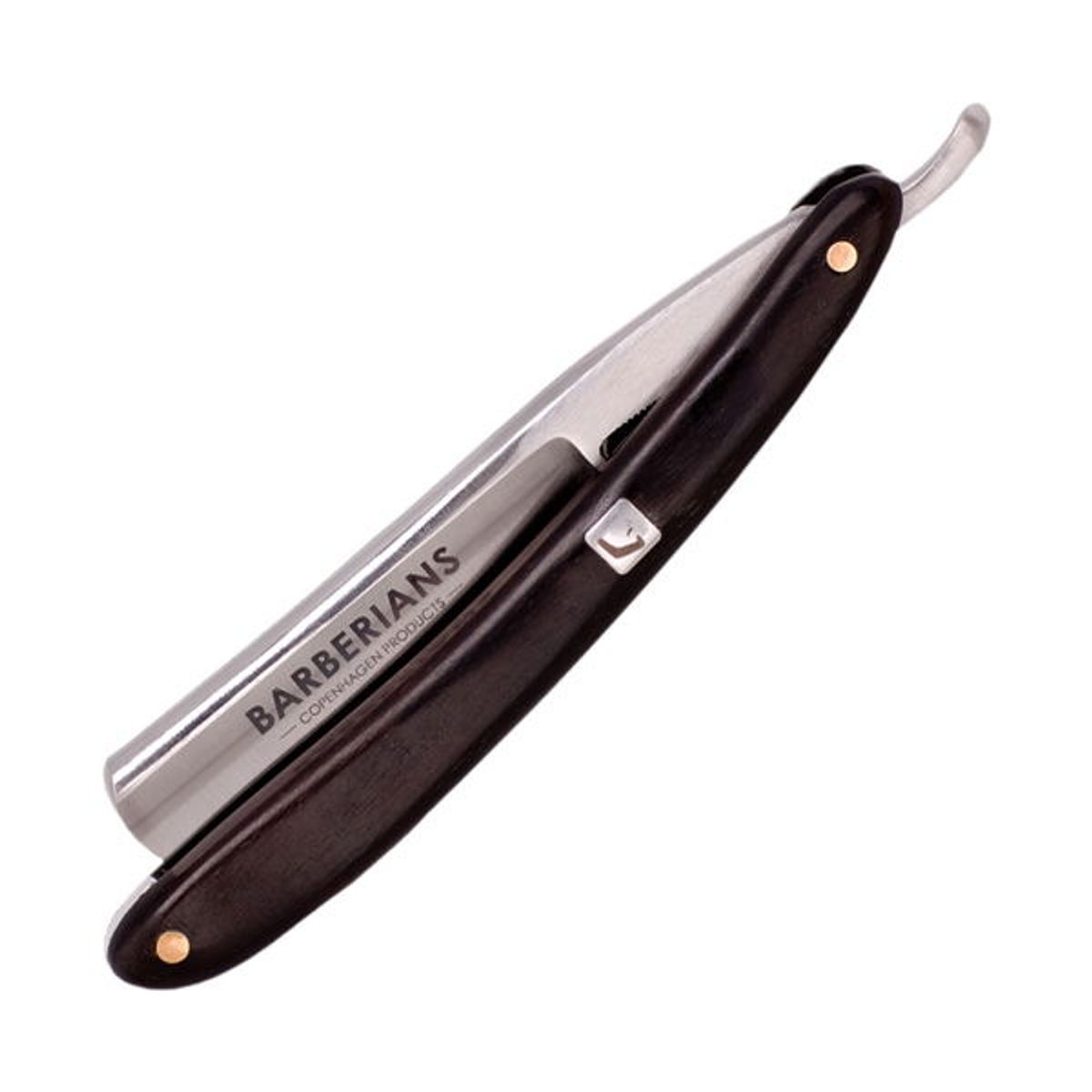 Barberians Cph Straight Razor Barberkniv (Sort Håndtag)