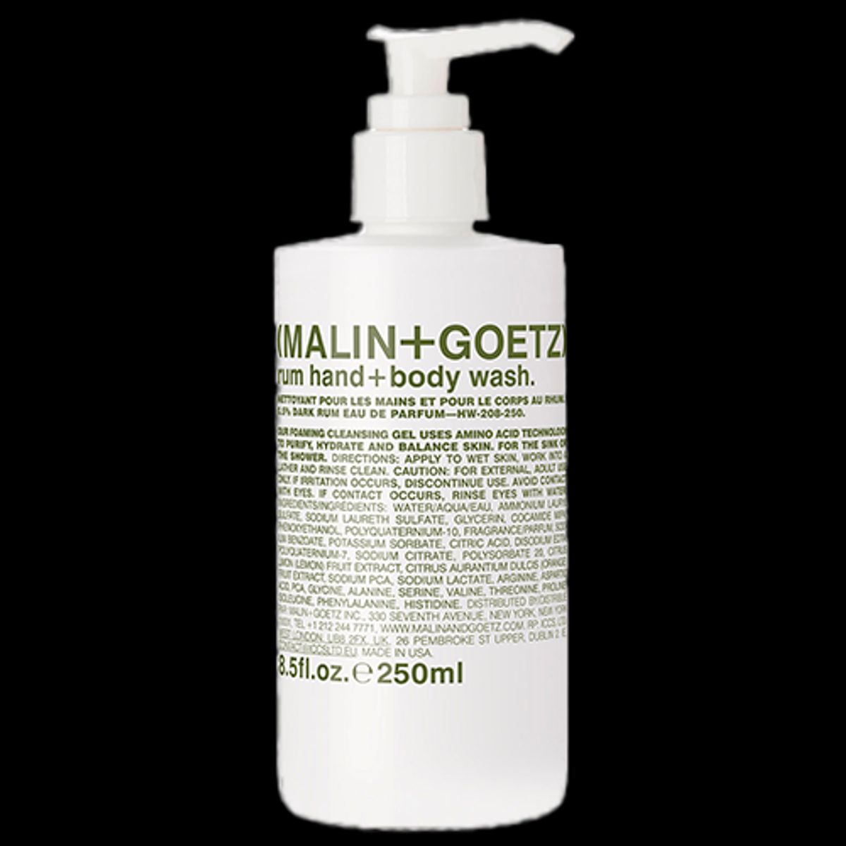 Malin+Goetz Rum Hand + Body Wash (250 ml)