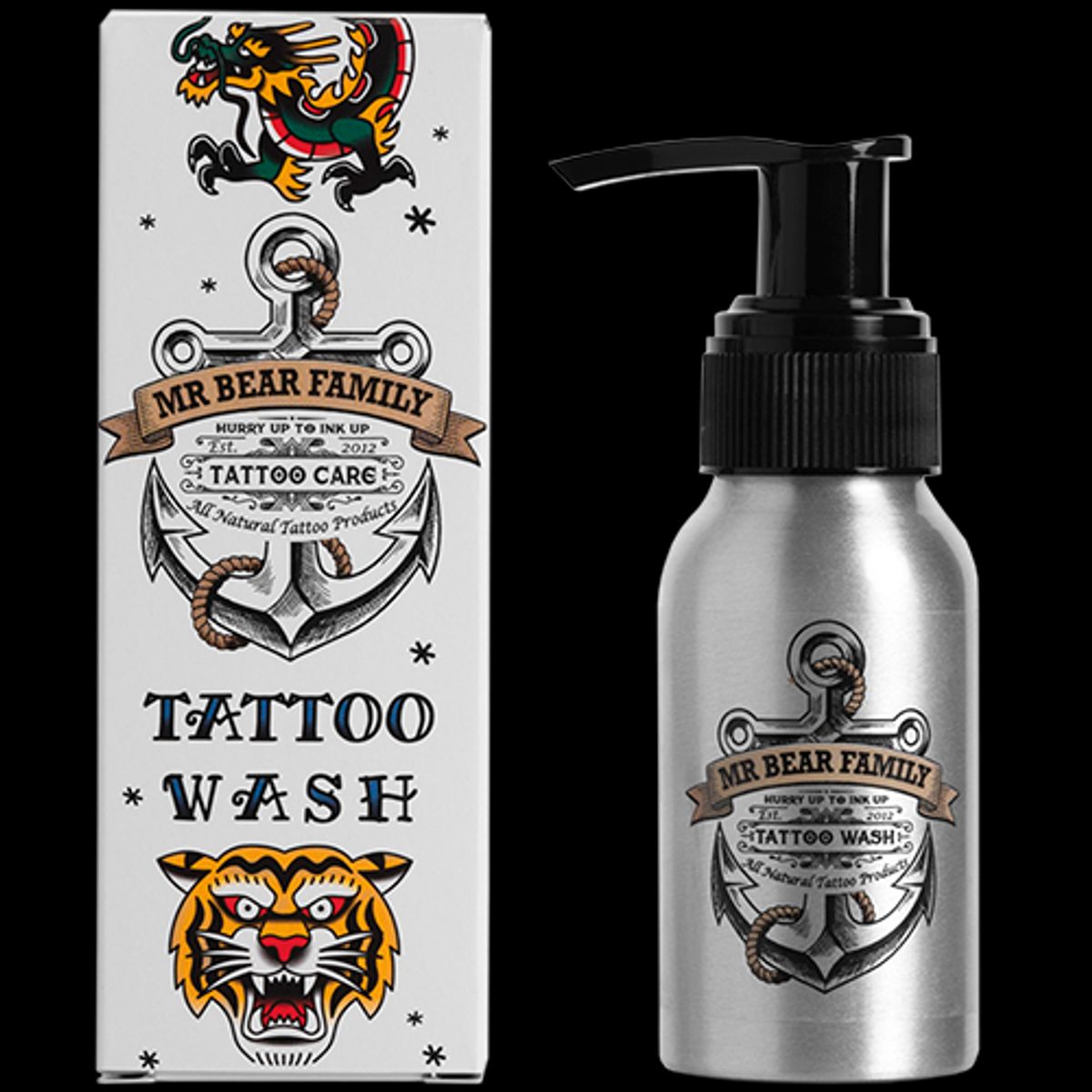 Mr Bear Family Tattoo Wash Pumpe (50 ml)