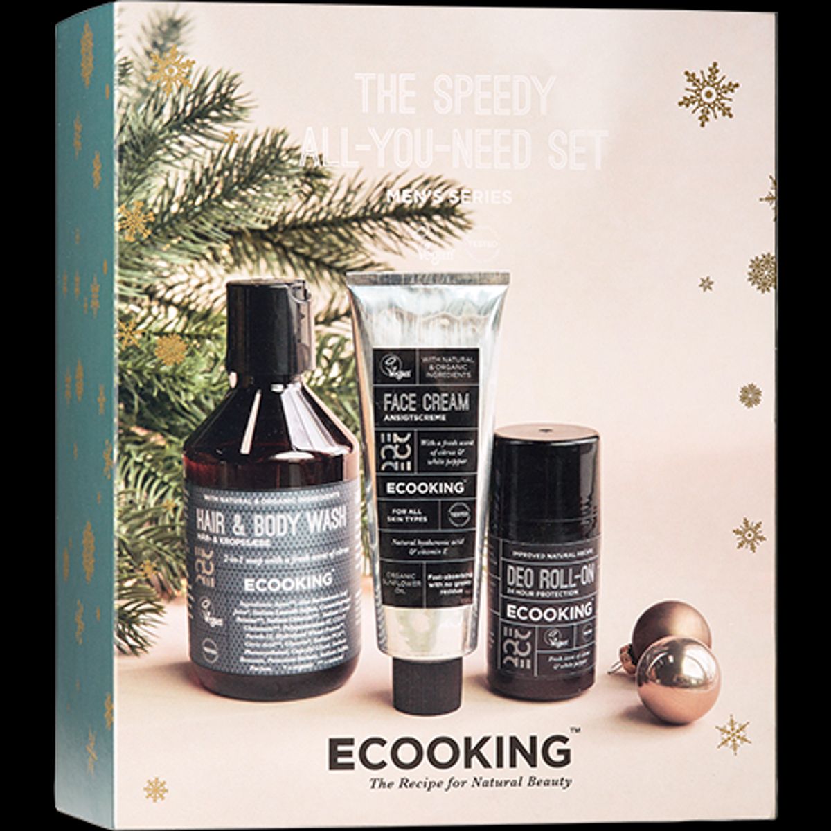 Ecooking Men Skincare Black Cardboard Box (1 stk)