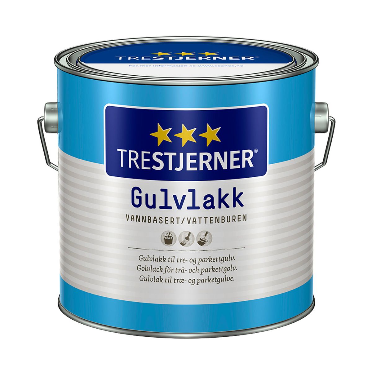 Trestjerner Gulvlak 3 L Silkemat