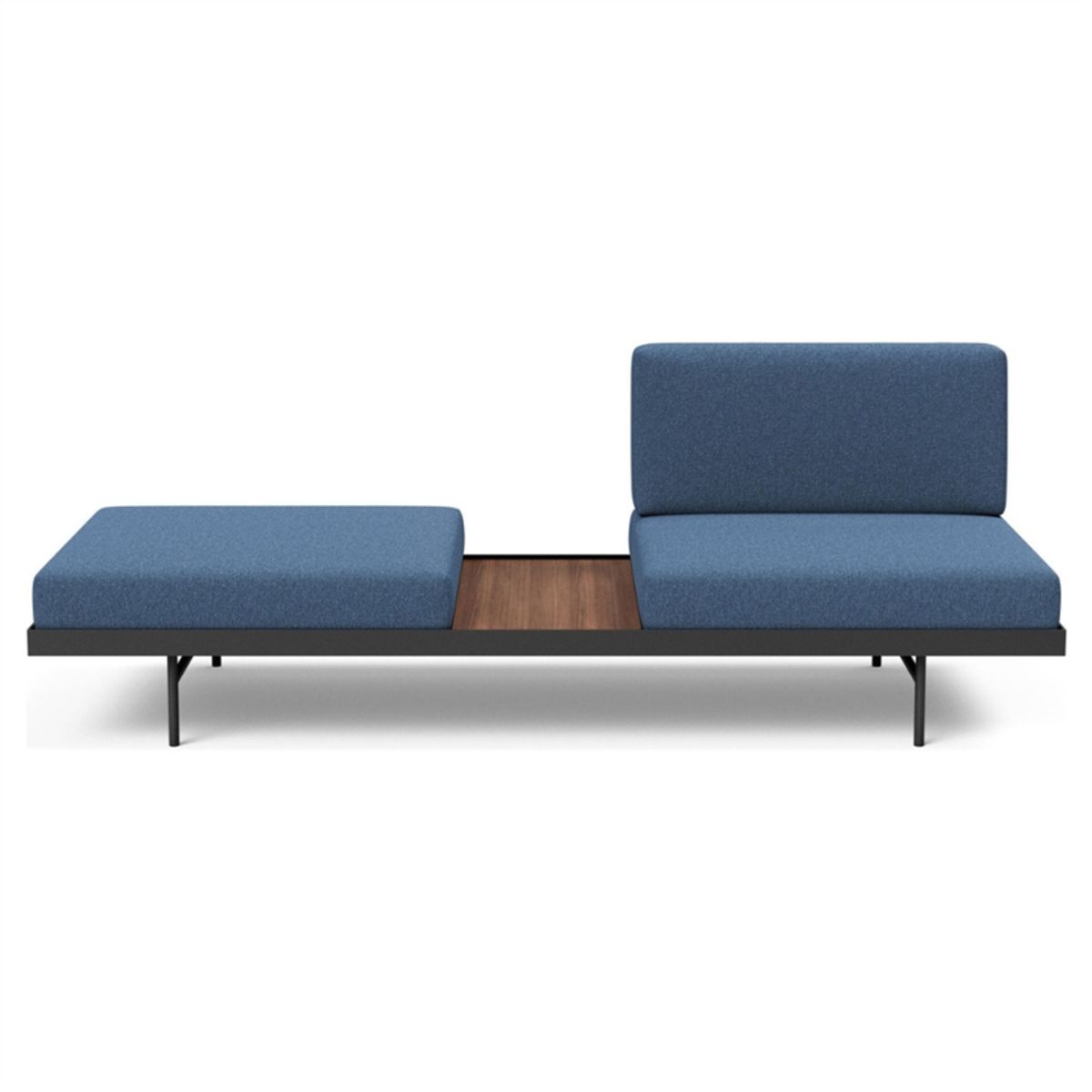 Puri Daybed | Blue m. valnød bord