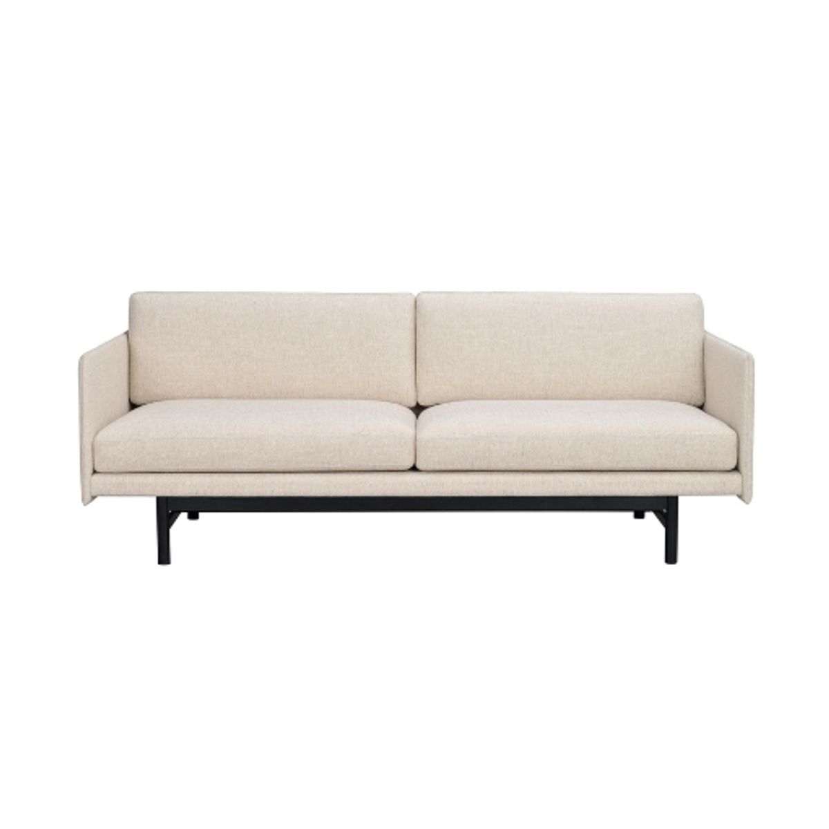 Rowico | Hammond sofa | Beige m. sortlakeret eg