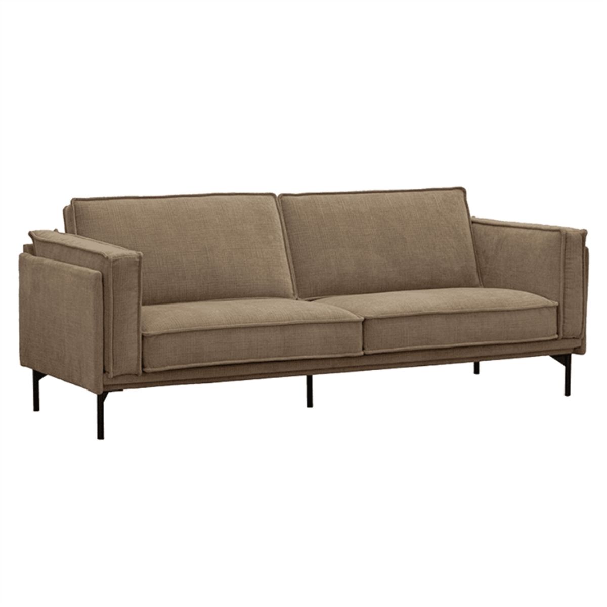 Milano brun sofa | 3. personers sofa