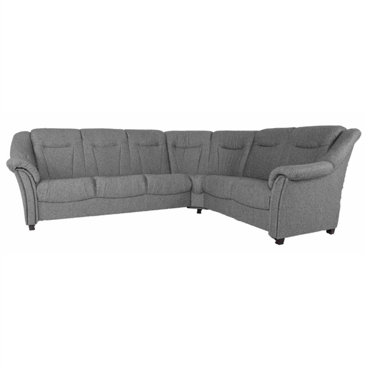 Holstebro sofa | Højrygget sofa | Grå stof