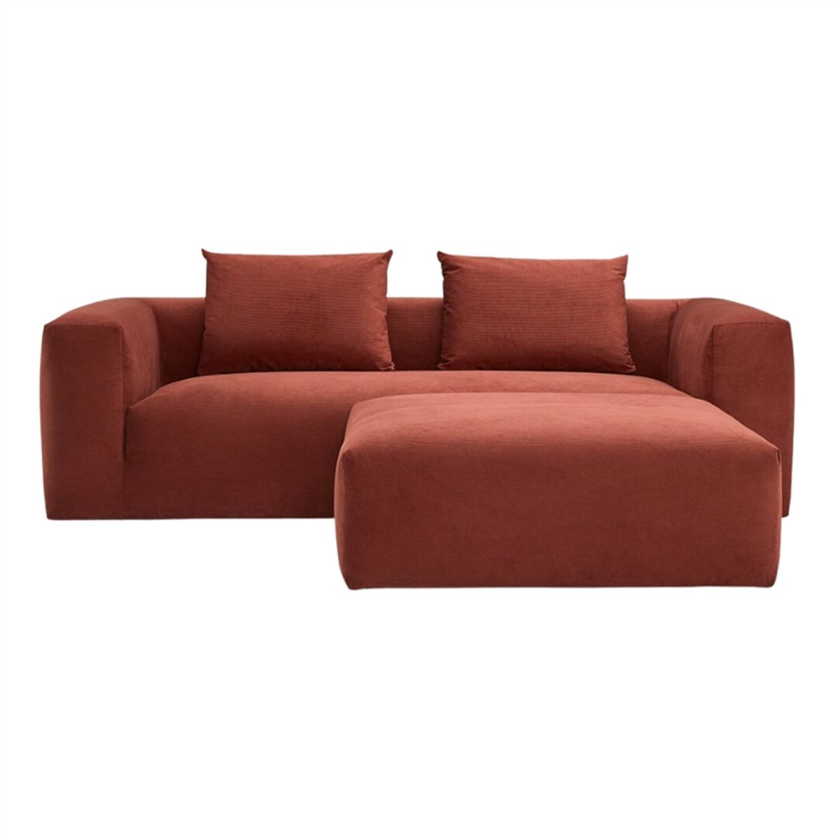 Sienna sofa | 2 personers sofa m. rust stof