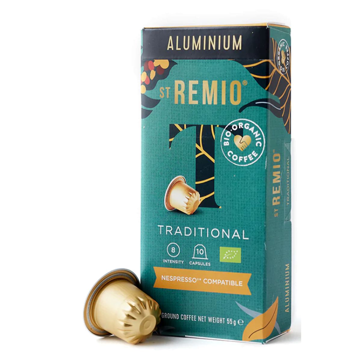 St. Remio - Traditional Organic (10 stk) - Kapsler til Nespresso