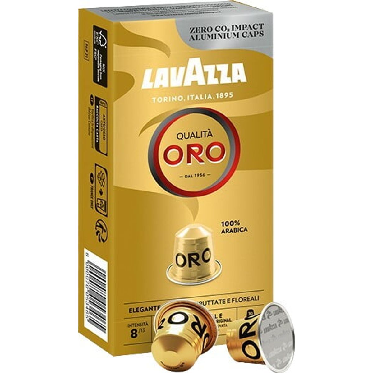 Lavazza - Qualitá Oro (10 stk) - Kapsler til Nespresso