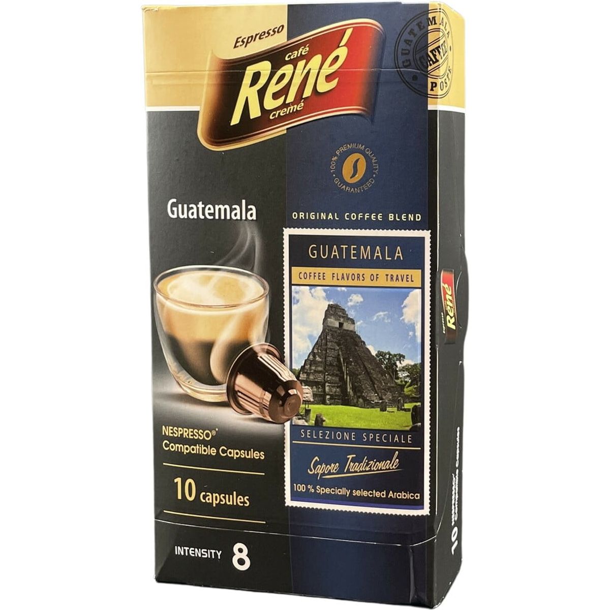 Café René - Guatemala (10 stk) - Malet kaffe