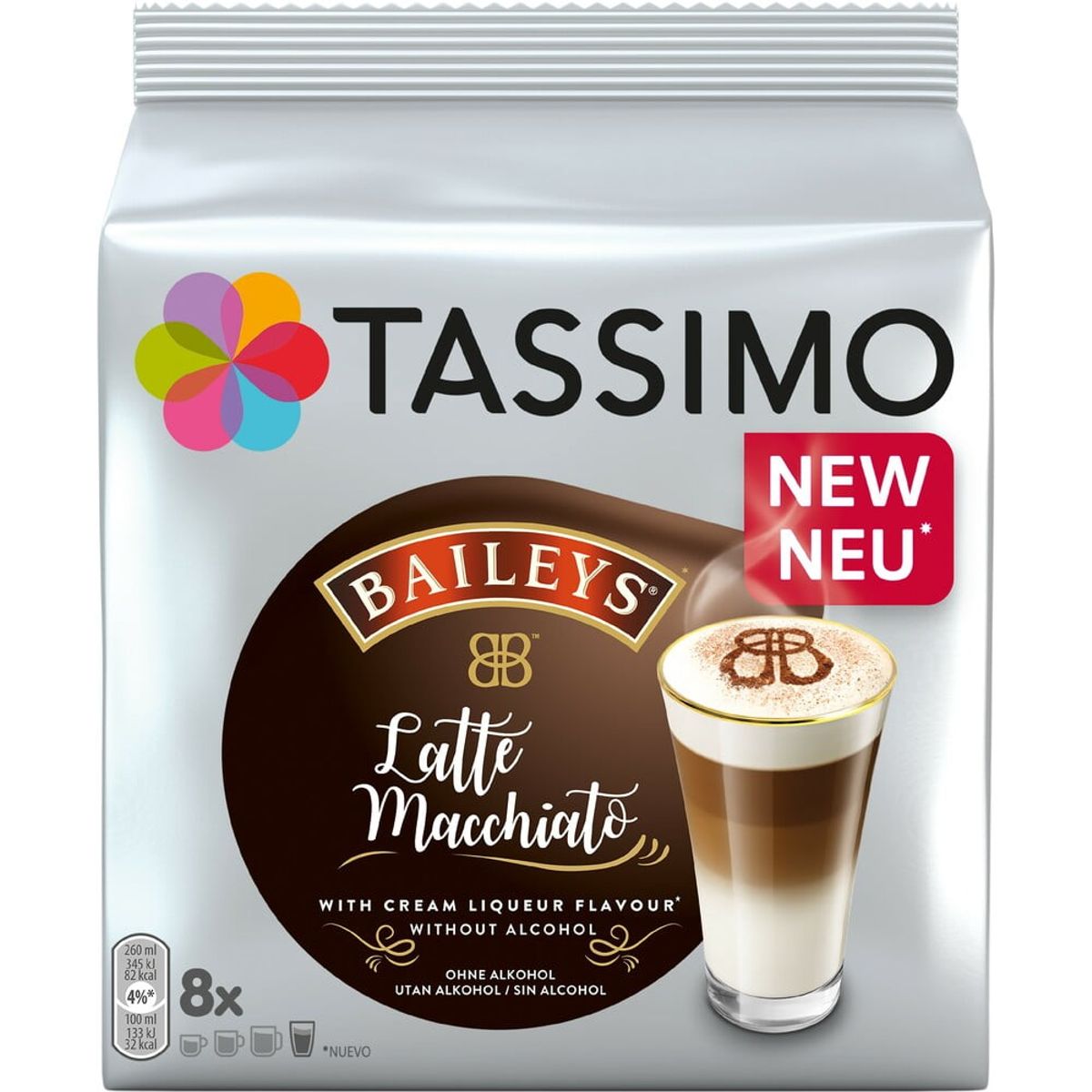 Baileys - Latte Macchiato Baileys (8 stk) - Kapsler til Tassimo