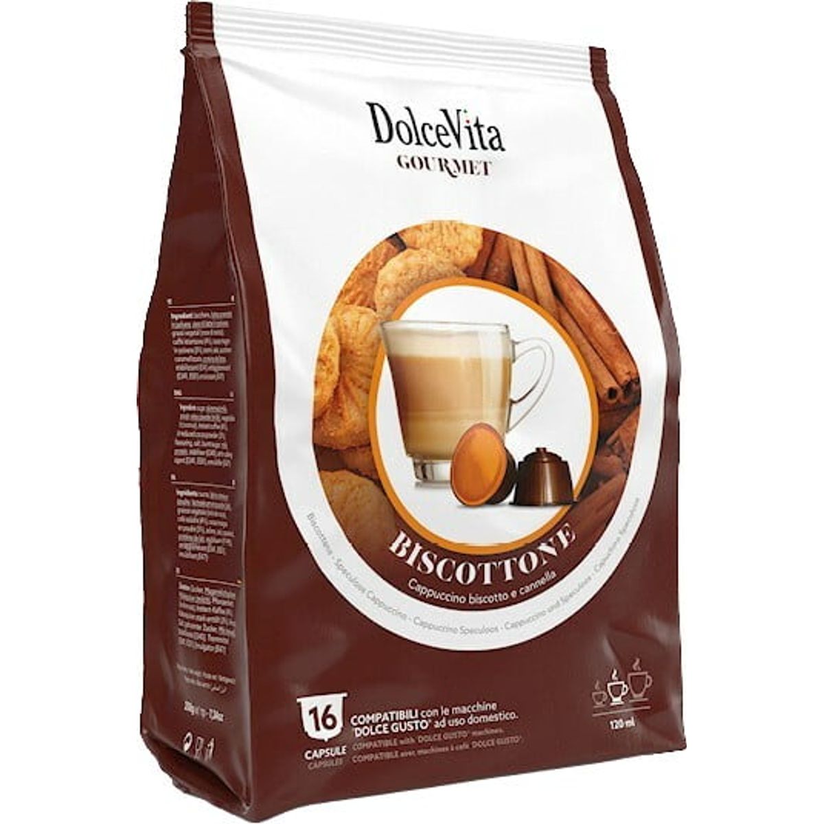 Dolce Vita - Cookies (16 stk) - Kapsler til Dolce Gusto