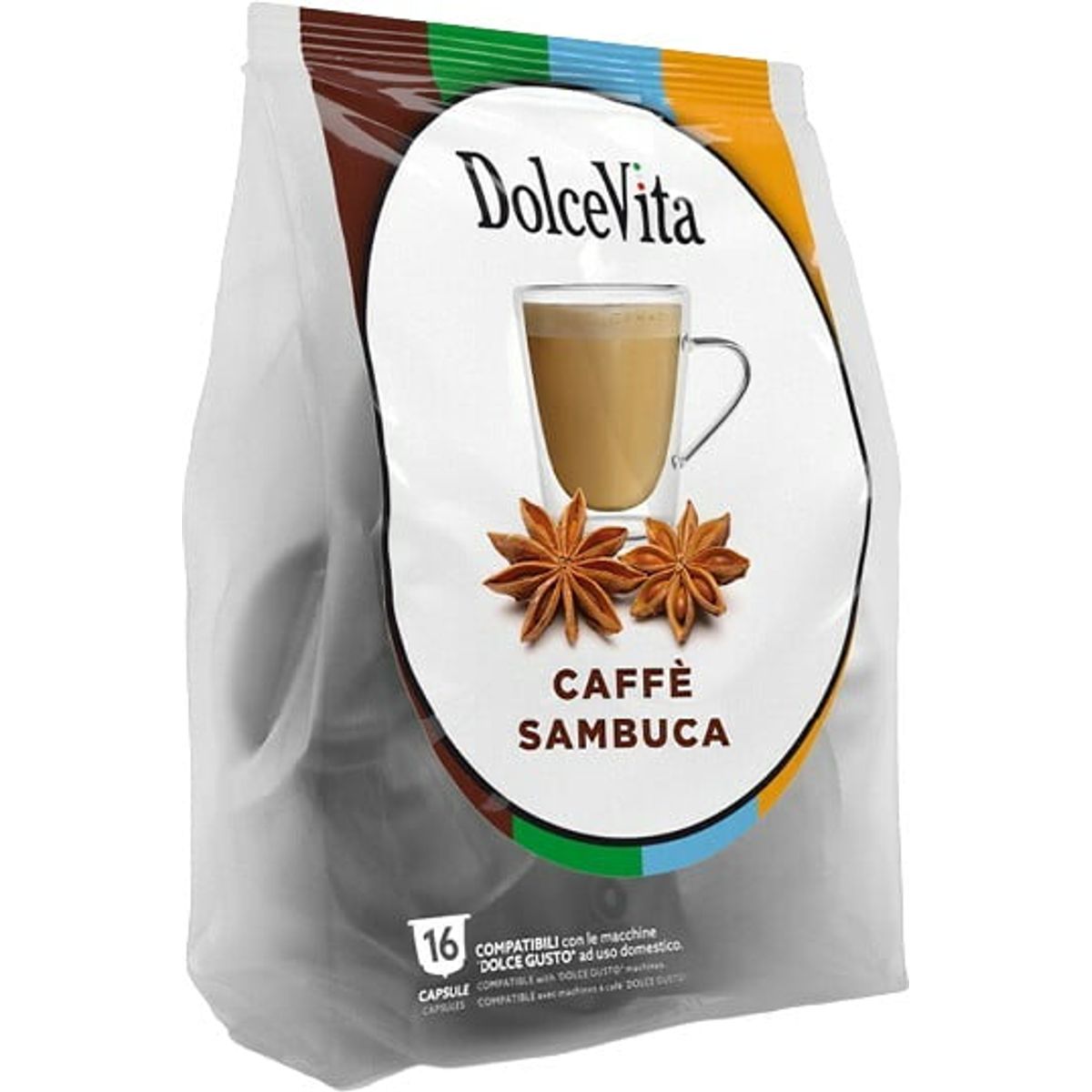 Dolce Vita - Caffé Sambuca (16 stk) - Kapsler til Dolce Gusto