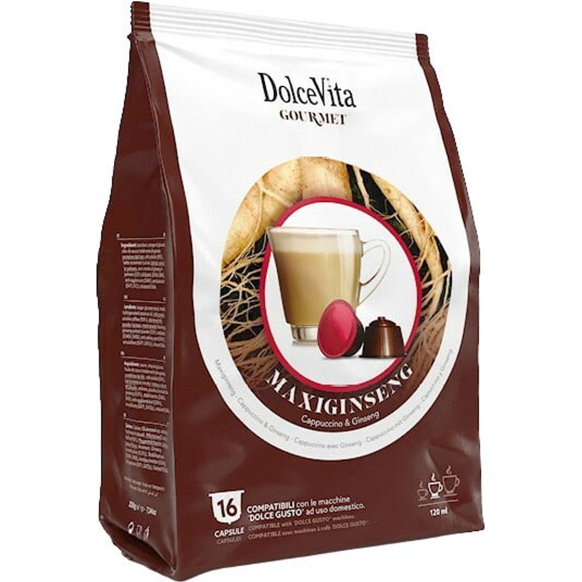 Dolce Vita - Maxi Ginseng (16 stk) - Kapsler til Dolce Gusto