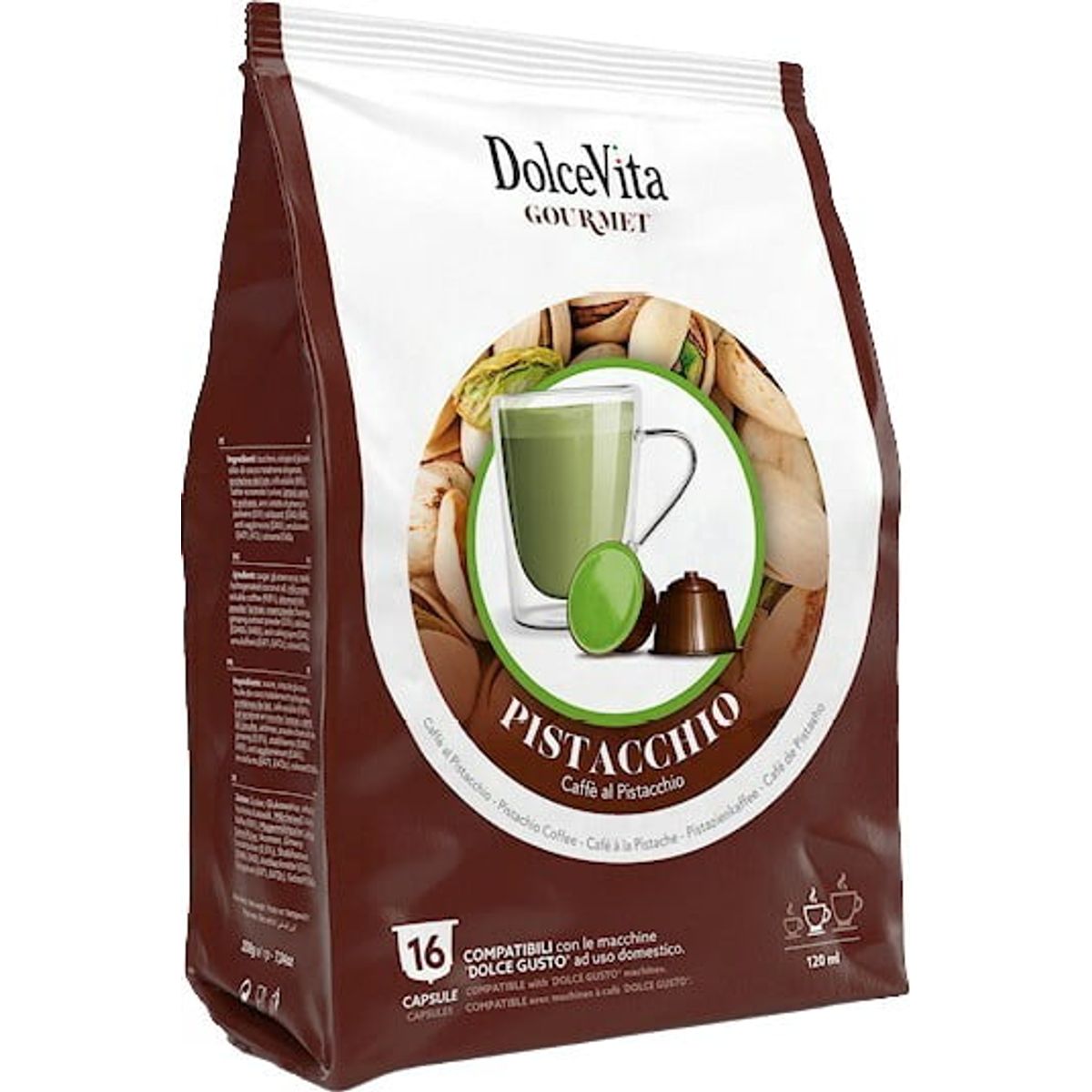 Dolce Vita - Pistache (16 stk) - Kapsler til Dolce Gusto