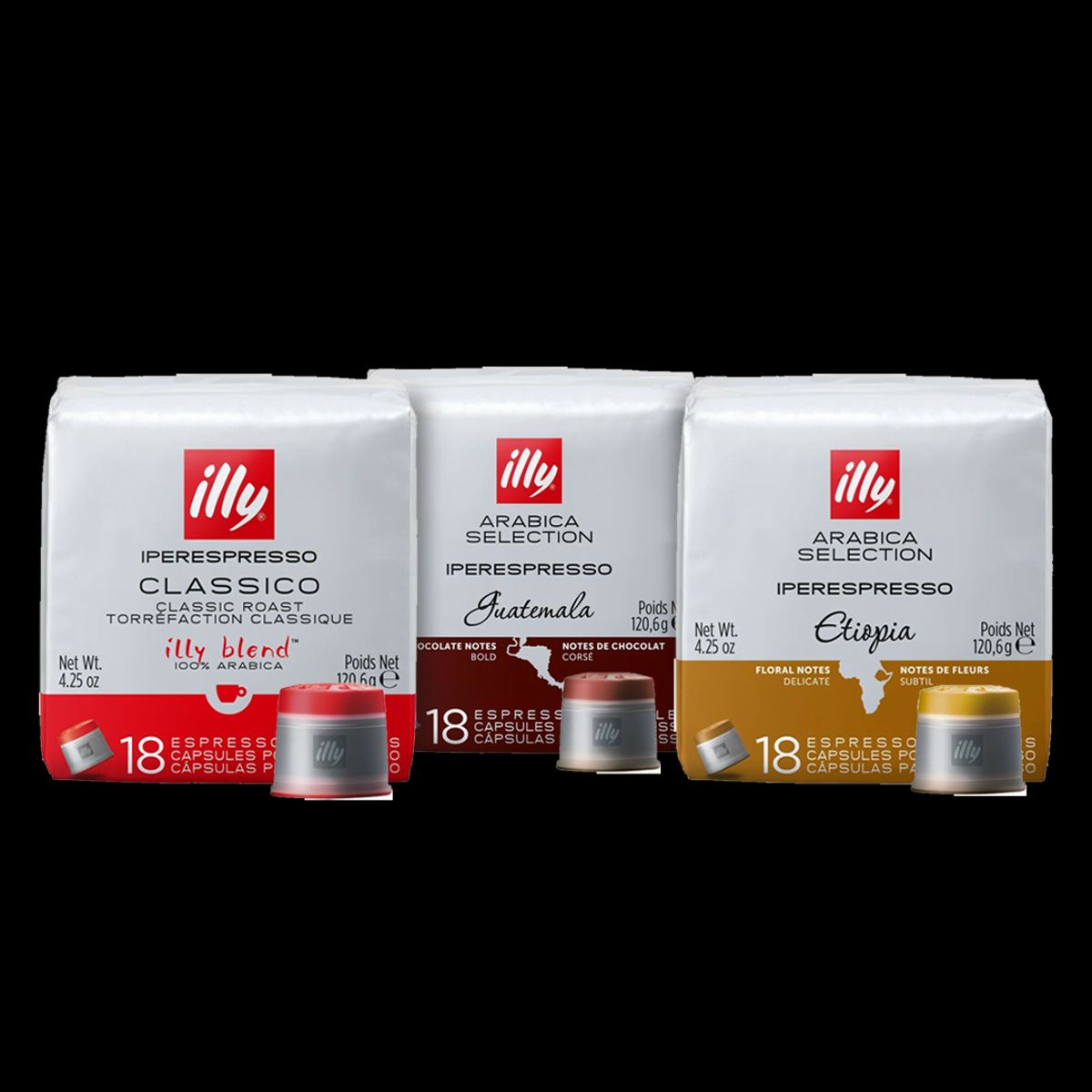 Illy - Startpakke til illy iperEspresso (54 stk) - Kapsler til Illy Iperespresso