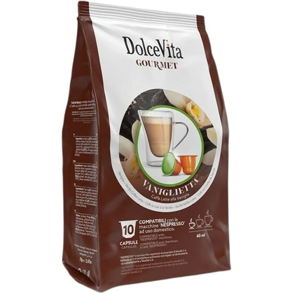 Dolce Vita - Vanilla (10 stk) - Kapsler til Nespresso