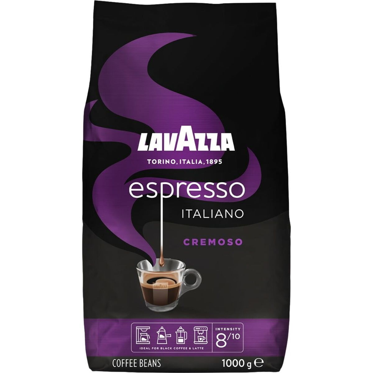 Lavazza - Espresso Italiano Cremoso (1000g) - Kaffebønner