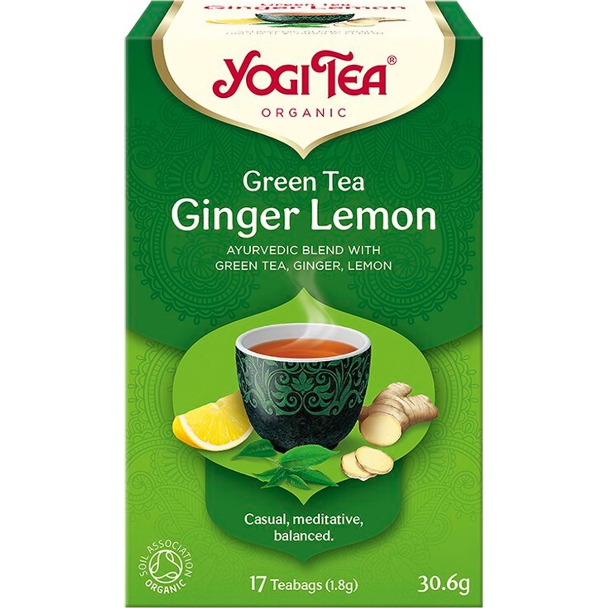 Yogi - Green Ginger Lemon Tea, Økologisk