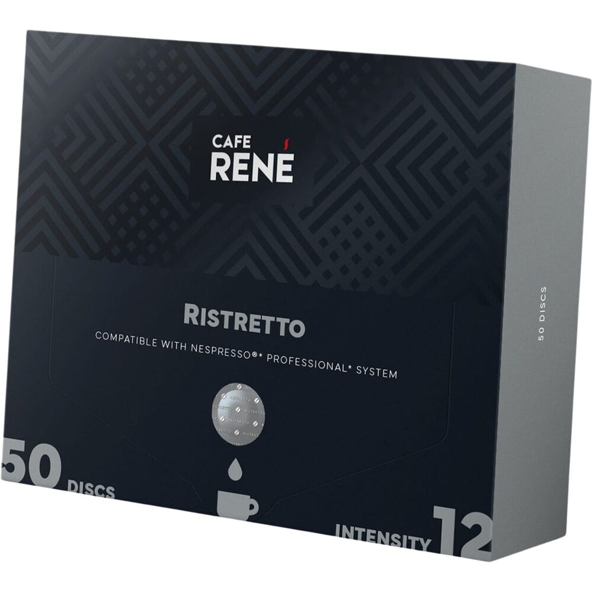 Café René - Ristretto (50 stk) - Kapsler til Nespresso Pro