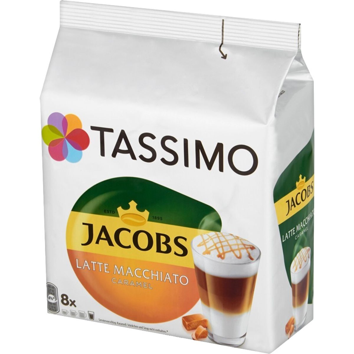 Jacobs - Latte Macchiato Caramel (8 stk) - Kapsler til Tassimo