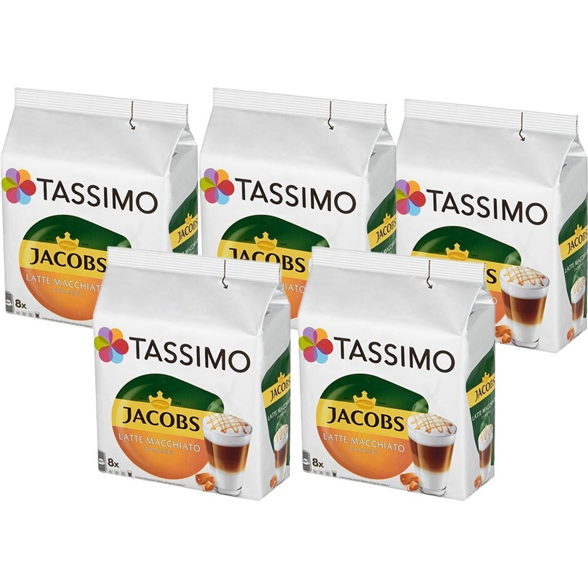 Jacobs - Latte Macchiato Caramel (40 stk) - Kapsler til Tassimo