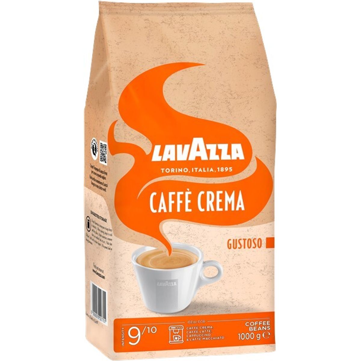 Lavazza - Caffè Crema Gustoso (1000g) - Kaffebønner