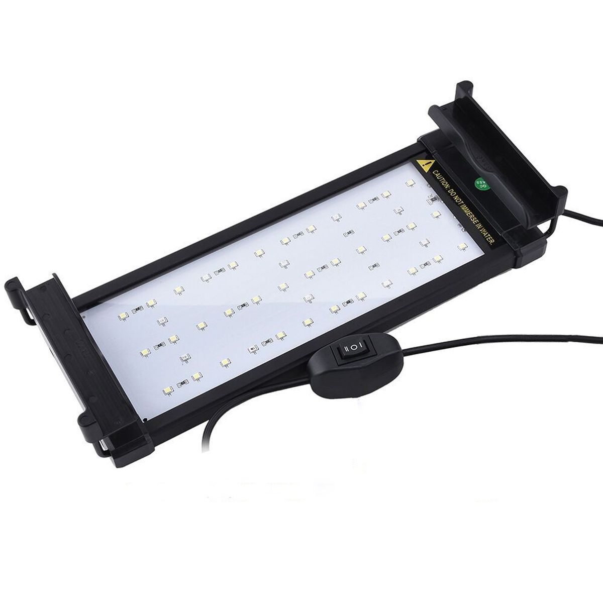 26-50 cm akvarie armatur - 6W LED, hvid/blå, justerbar