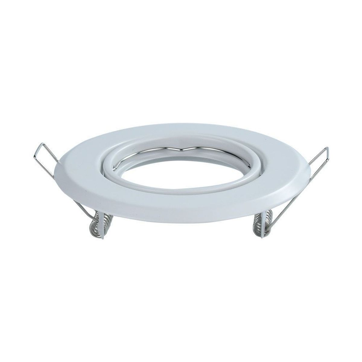 Downlight kit uden lyskilde - Hul: Ø7 cm, Mål: Ø9,3 cm, Hvid, vælg MR16 eller GU10 fatning - Fatning : MR16