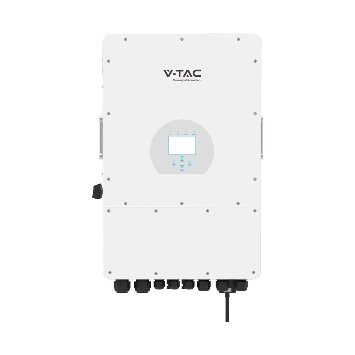 6KW DEYE Hybrid inverter - Til batteri, solcelle inverter, 3-faset, IP65