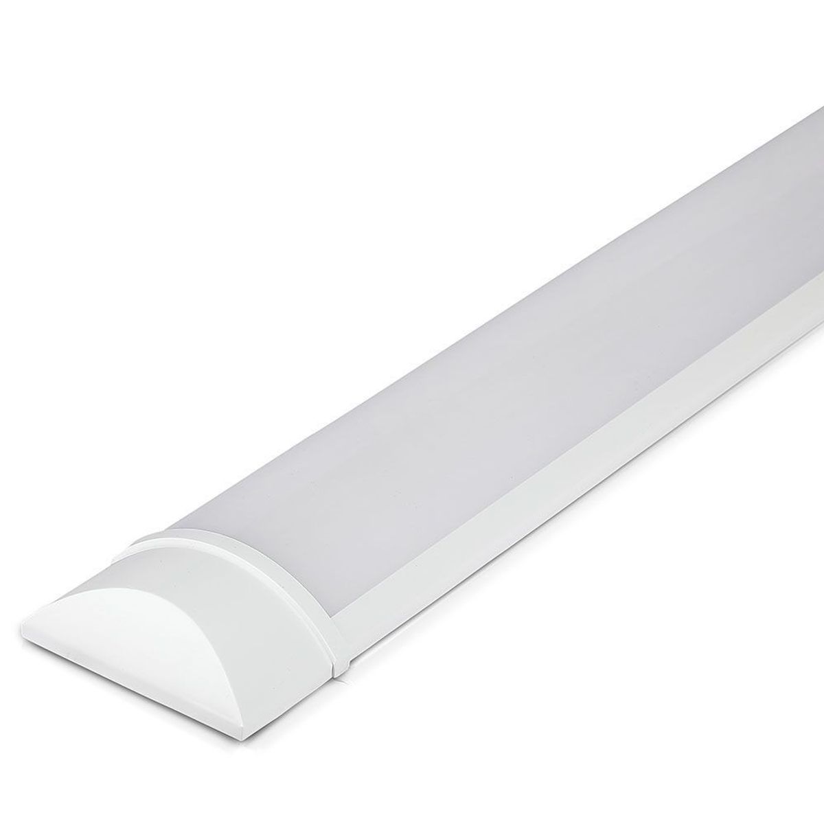 V-Tac 40W komplet LED armatur - Samsung LED chip, 120 cm, 230V - Dæmpbar : Ikke dæmpbar, Kulør : Neutral