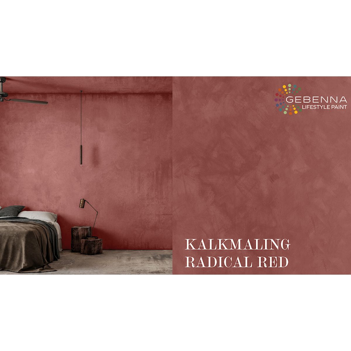 Gjøco Kalkmaling 11920 Radical Red 0,68 l